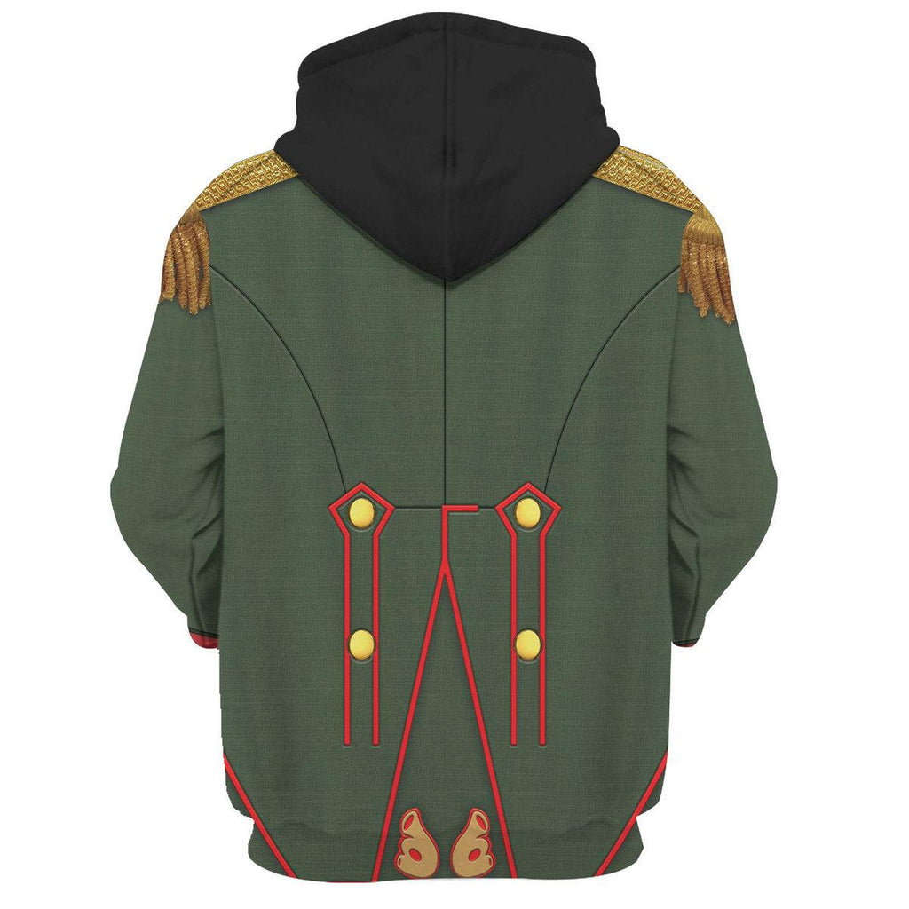 CustomsPig Napoleon in Chasseur-Cheval Reg Costume Hoodie Sweatshirt T-Shirt Tracksuit - CustomsPig.com