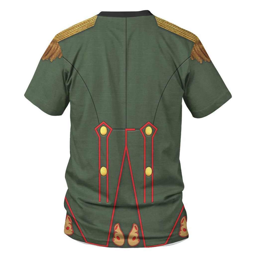 CustomsPig Napoleon in Chasseur-Cheval Reg Costume Hoodie Sweatshirt T-Shirt Tracksuit - CustomsPig.com