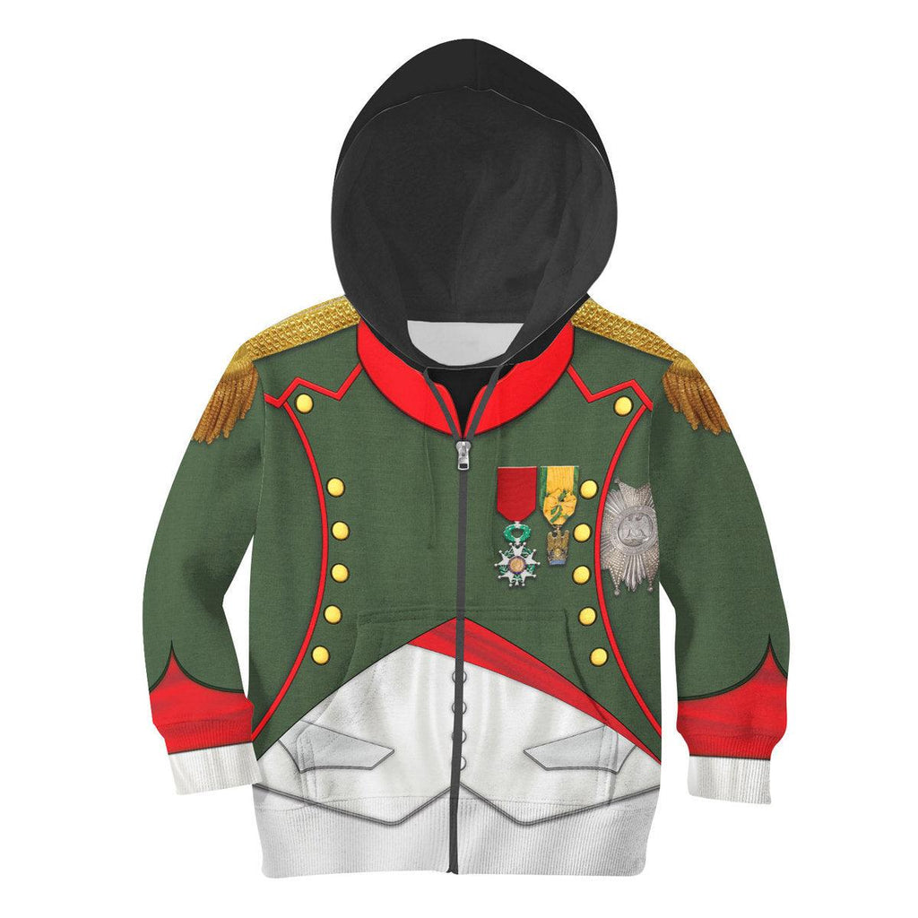 CustomsPig Napoleon In Chasseur-Cheval Reg Unisex Kid Tops - CustomsPig.com