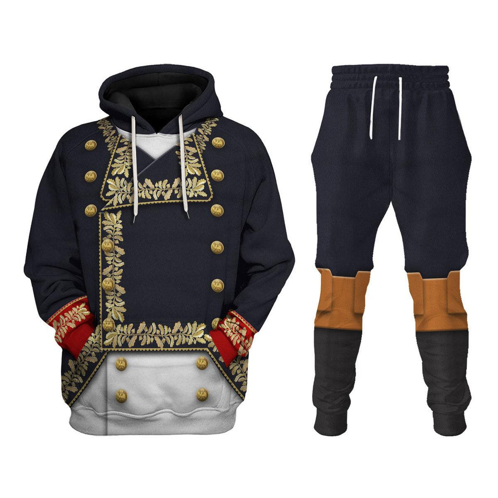 CustomsPig Napoleon in His General Uniform All Over Print Hoodie Sweatshirt T-Shirt Tracksuit - CustomsPig.com