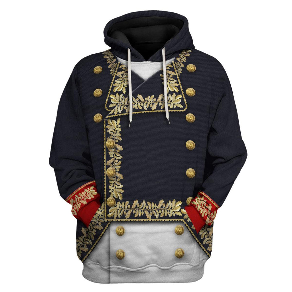 CustomsPig Napoleon in His General Uniform All Over Print Hoodie Sweatshirt T-Shirt Tracksuit - CustomsPig.com