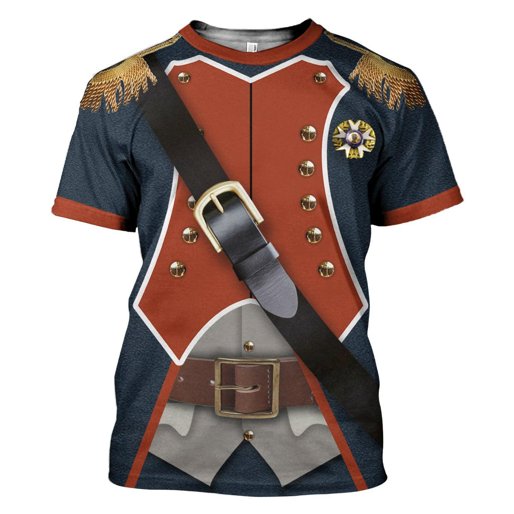 CustomsPig Napoleon Infantryman Costume Hoodie Sweatshirt T-Shirt Tracksuit - CustomsPig.com