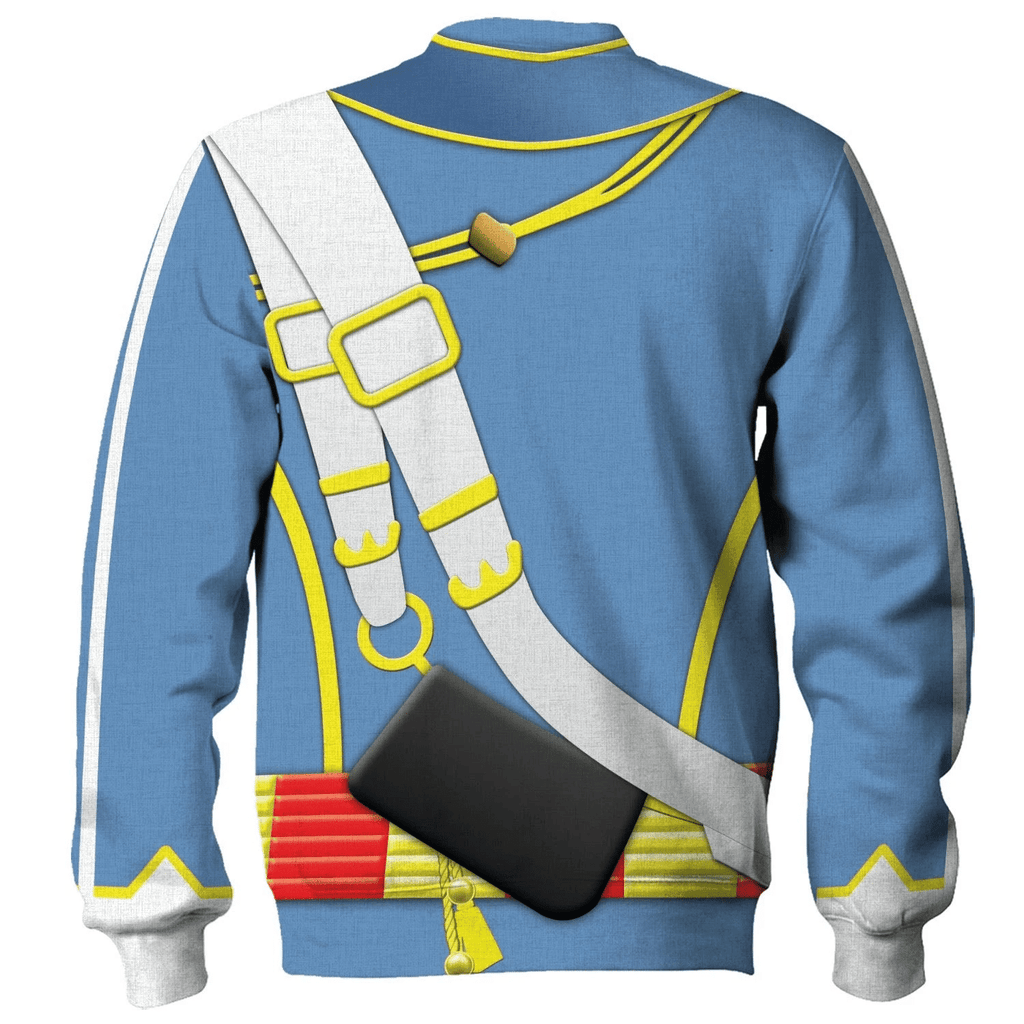  CustomsPig Napoleonic of the French Hussars Costume Hoodie Sweatshirt T-Shirt Tracksuit -  CustomsPig.com