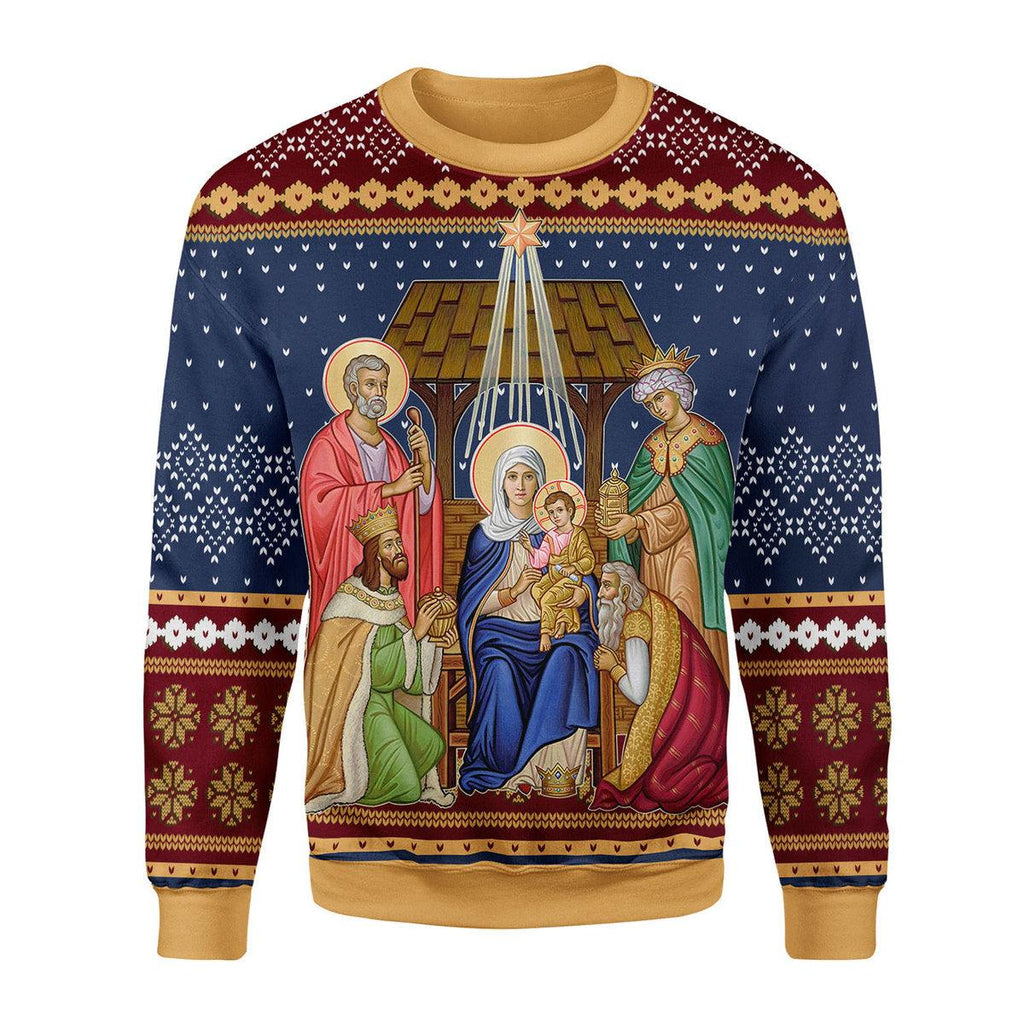 Gearhomie Nativity of Jesus Christ Christmas Sweater - Gearhomie.com