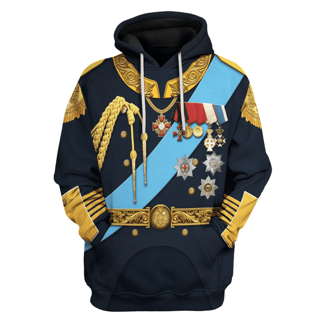  CustomsPig Nicholas II of Russia Costume Hoodie Sweatshirt T-Shirt Tracksuit -  CustomsPig.com