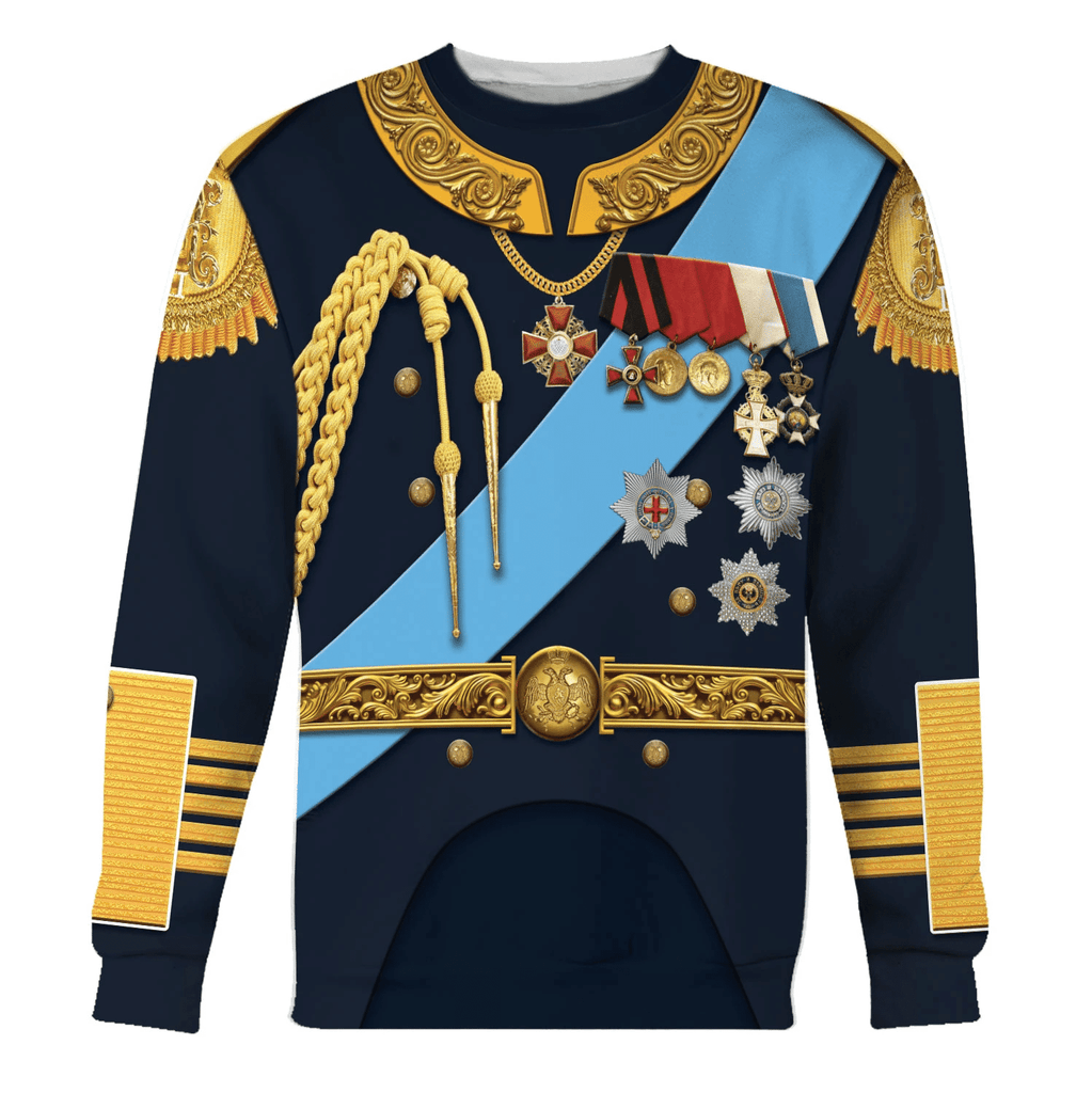  CustomsPig Nicholas II of Russia Costume Hoodie Sweatshirt T-Shirt Tracksuit -  CustomsPig.com