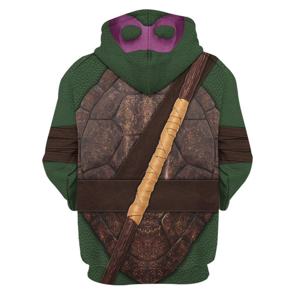 CustomsPig Ninja Turtles Donatello Costume Hoodie Sweatshirt T-Shirt ZipHoodie Sweatpants - CustomsPig.com