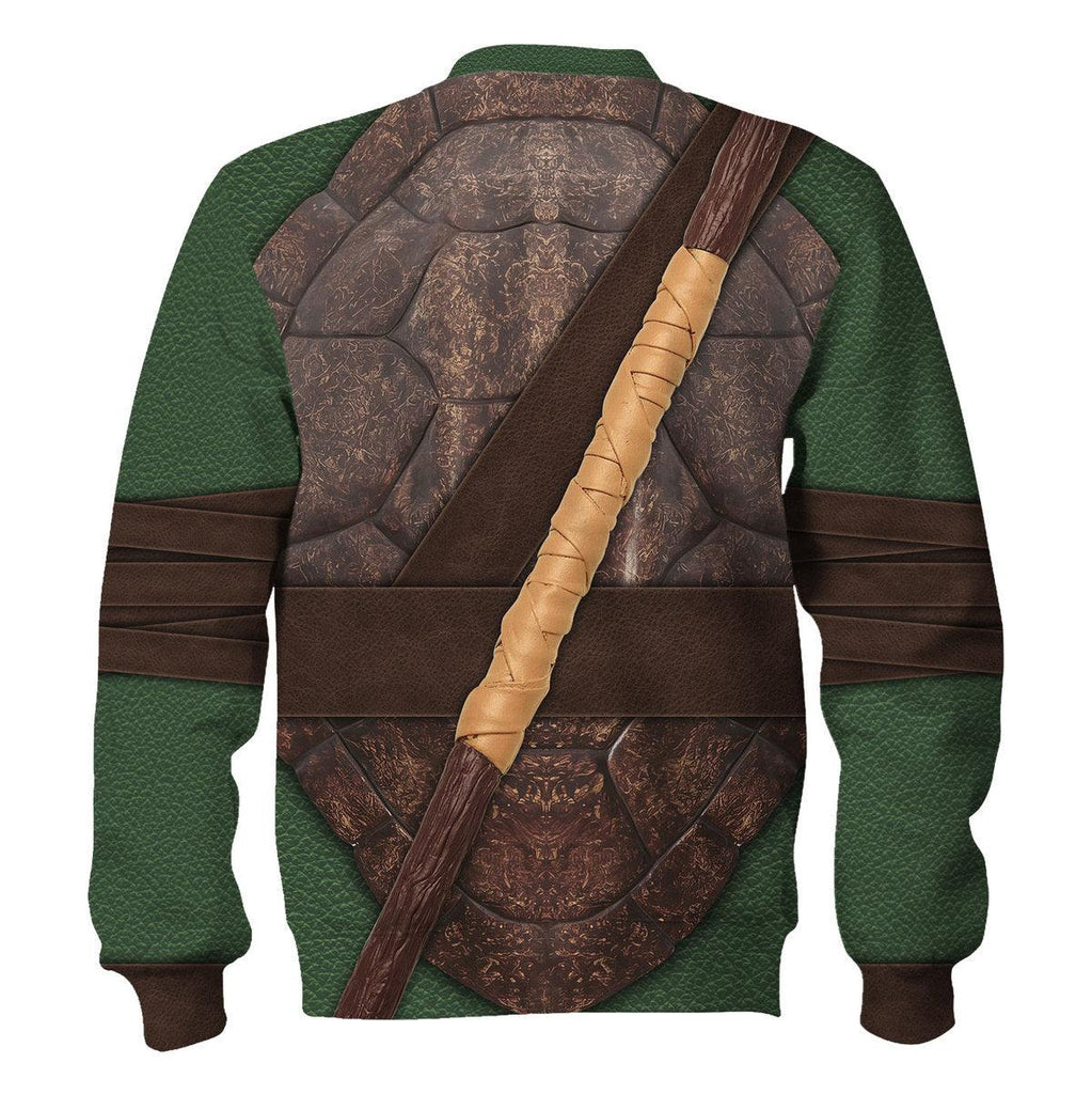 CustomsPig Ninja Turtles Donatello Costume Hoodie Sweatshirt T-Shirt ZipHoodie Sweatpants - CustomsPig.com