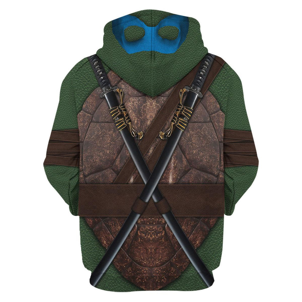 CustomsPig Ninja Turtles Leonardo Costume Hoodie Sweatshirt T-Shirt ZipHoodie Sweatpants - CustomsPig.com