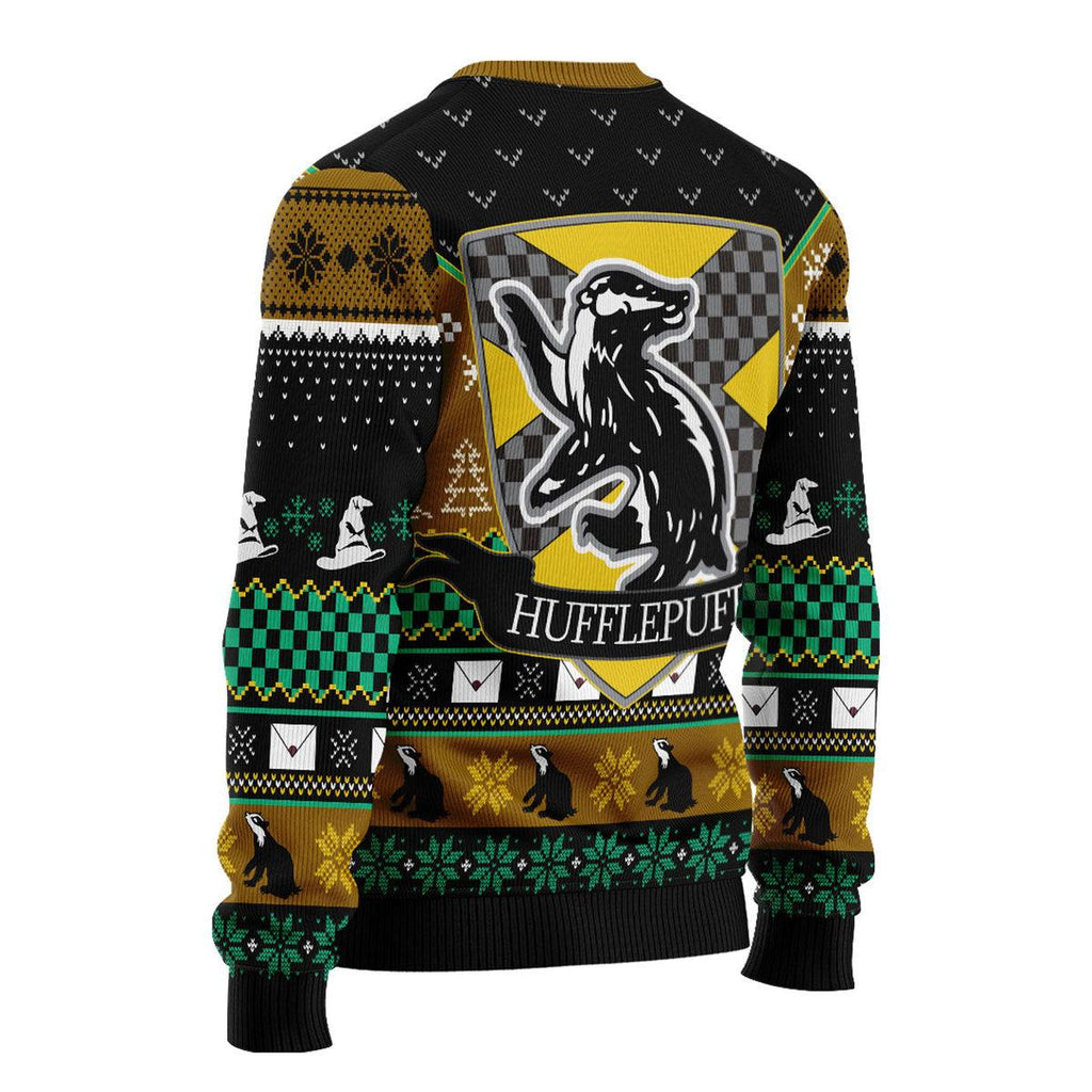 CustomsPig O Hufflepuff Night Christmas Sweater - CustomsPig.com