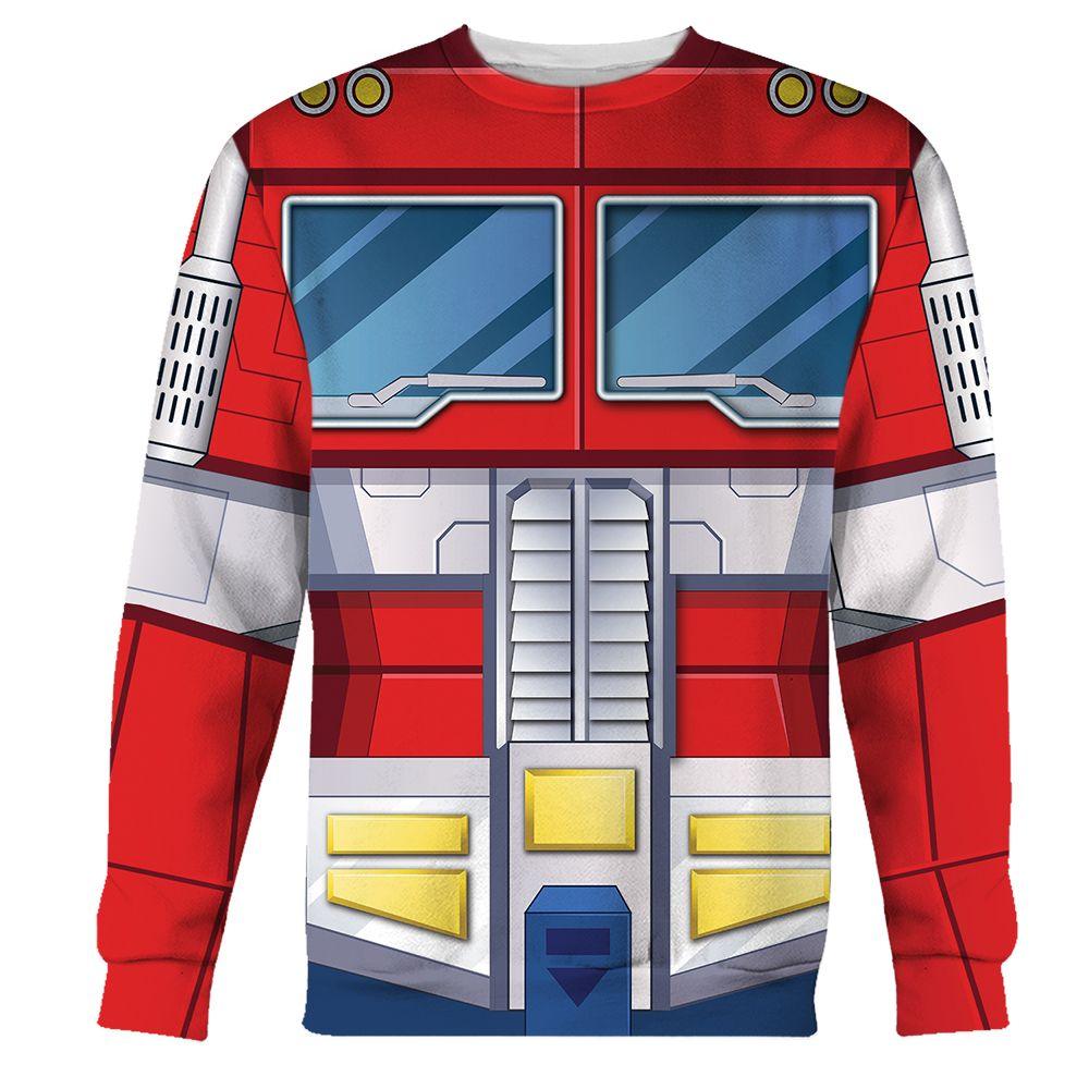  CustomsPig Optimus Prime Costume Cosplay Hoodie Tracksuit -  CustomsPig