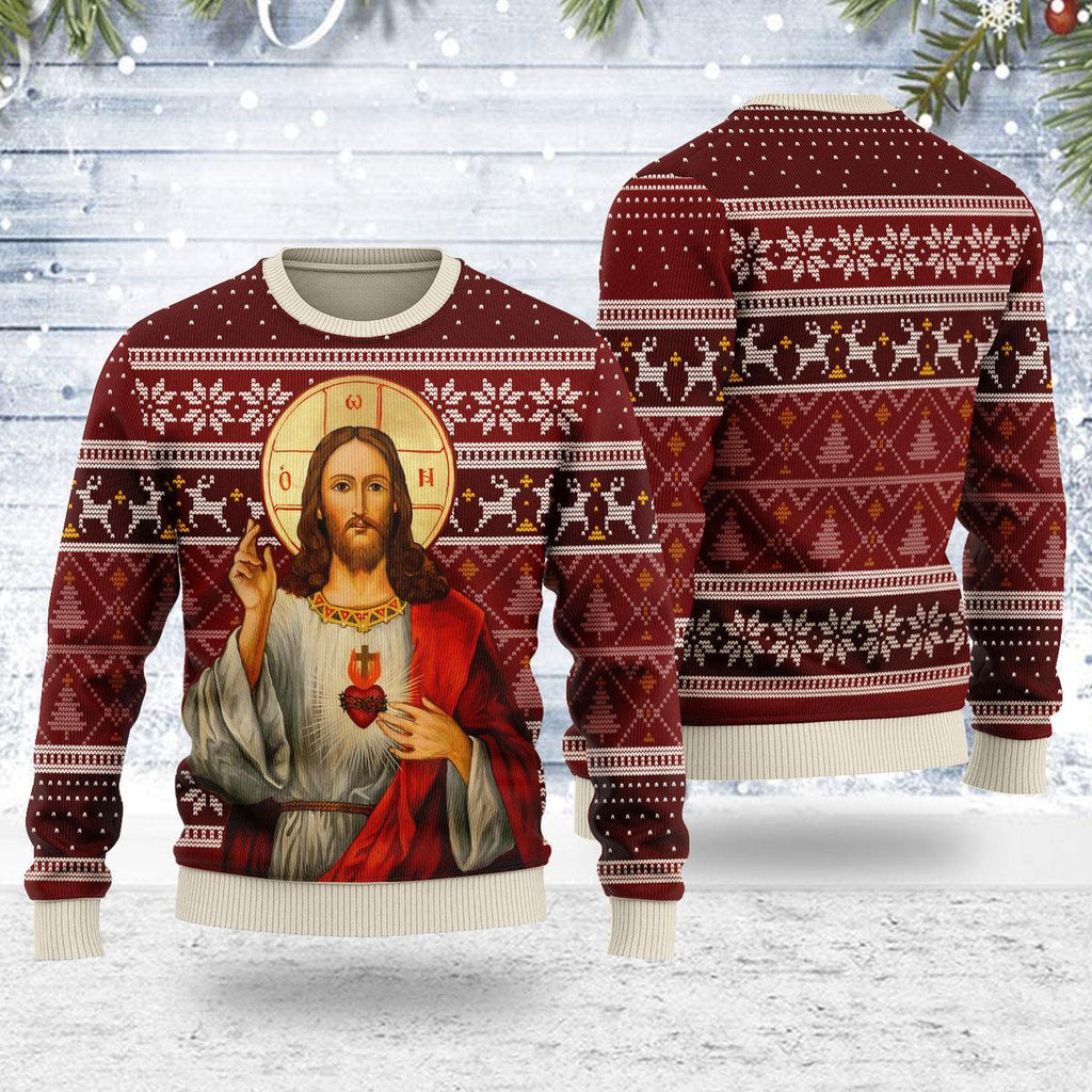 Gearhomie Orthodox Jesus Christmas Sweater - Gearhomie.com