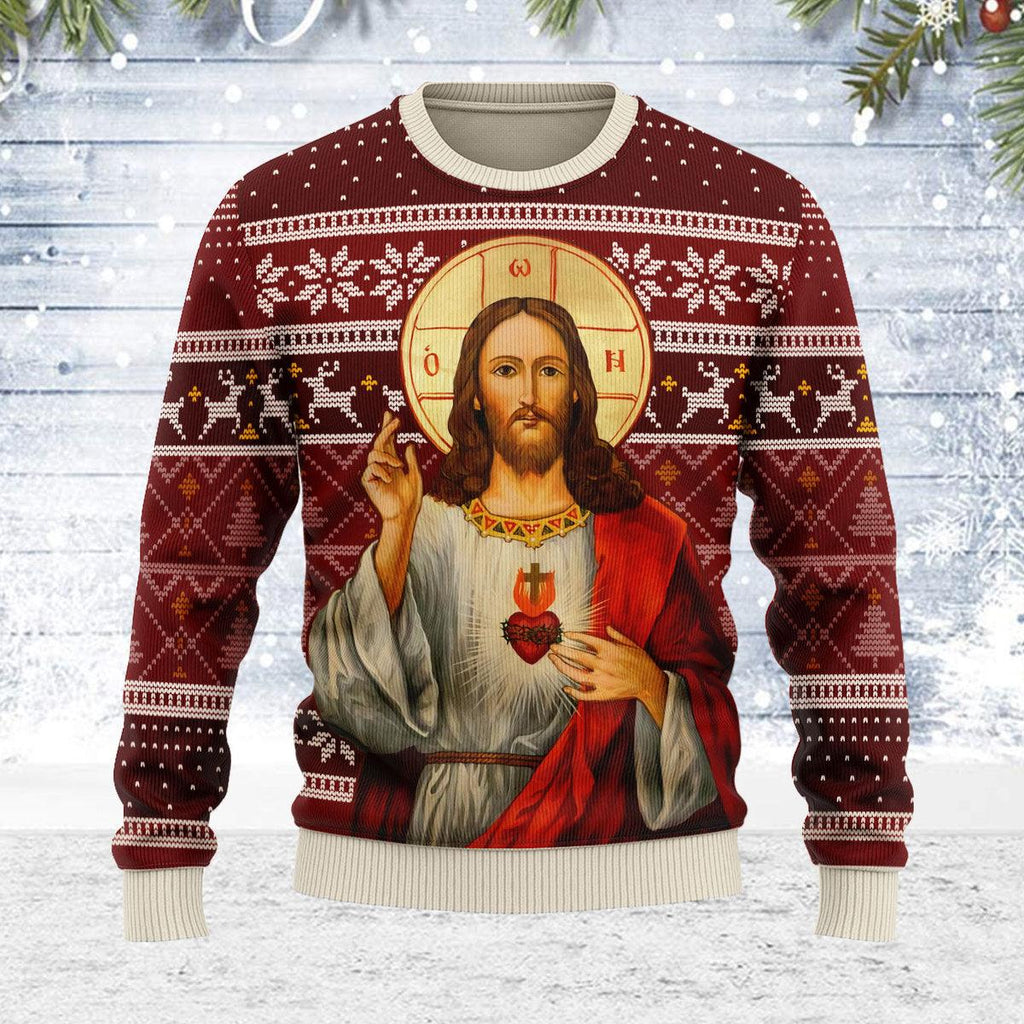 Gearhomie Orthodox Jesus Christmas Sweater - Gearhomie.com