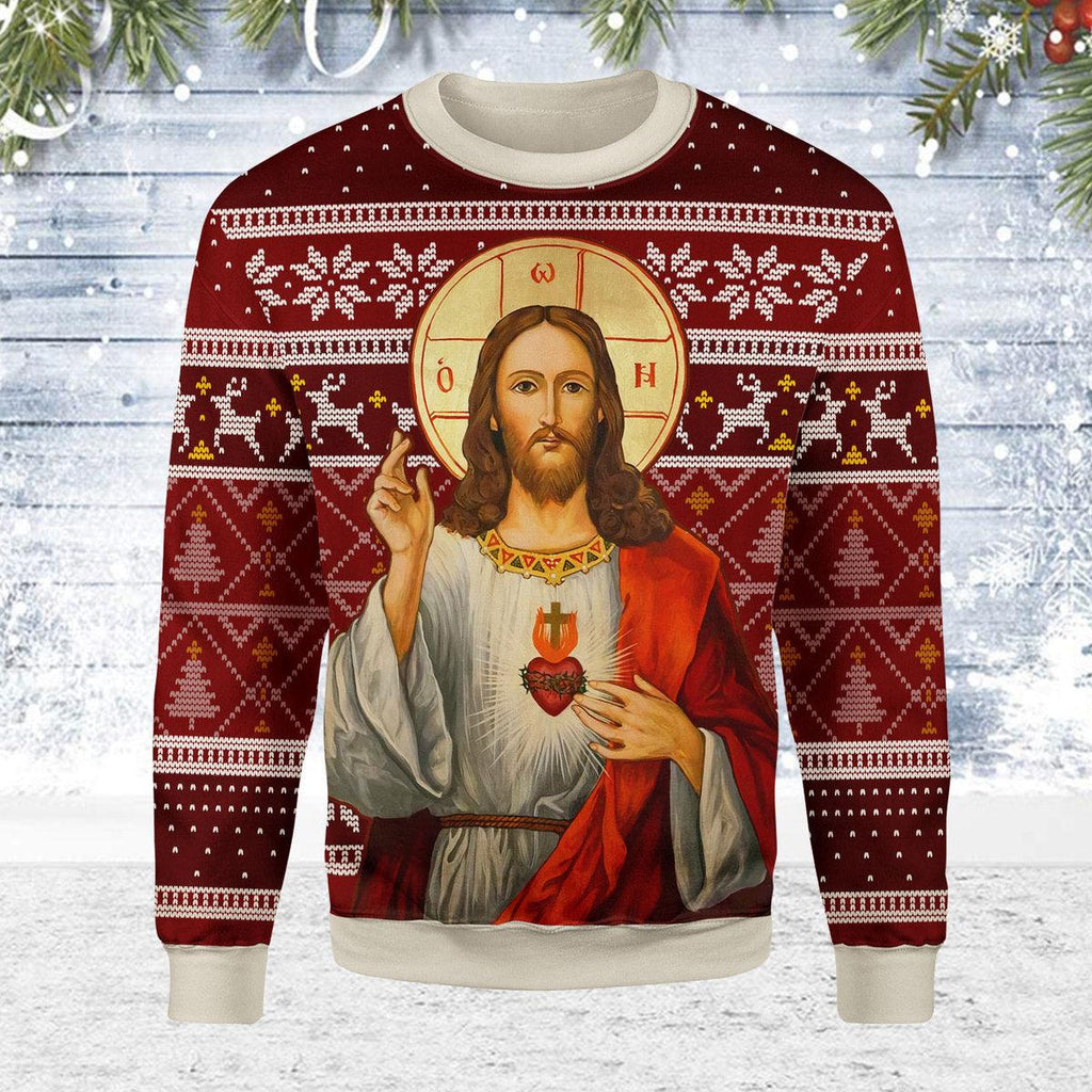 Gearhomie Orthodox Jesus Christmas Sweater - Gearhomie.com