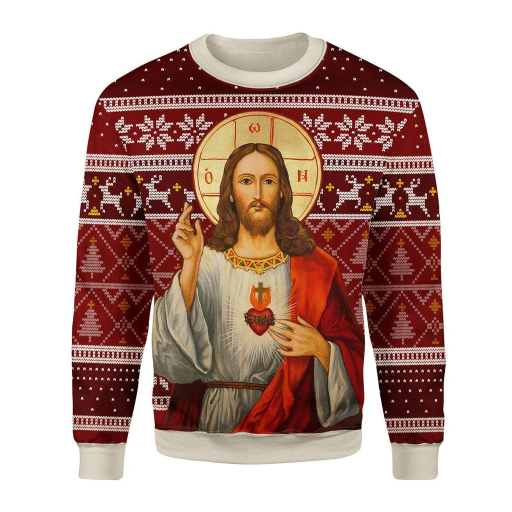 Gearhomie Orthodox Jesus Christmas Sweater - Gearhomie.com