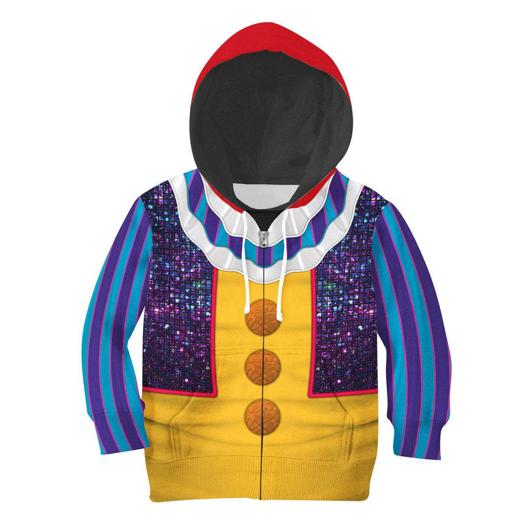 CustomsPig Pennywise 1990 Costume Kid Hoodie Sweatshirt T-Shirt - CustomsPig.com