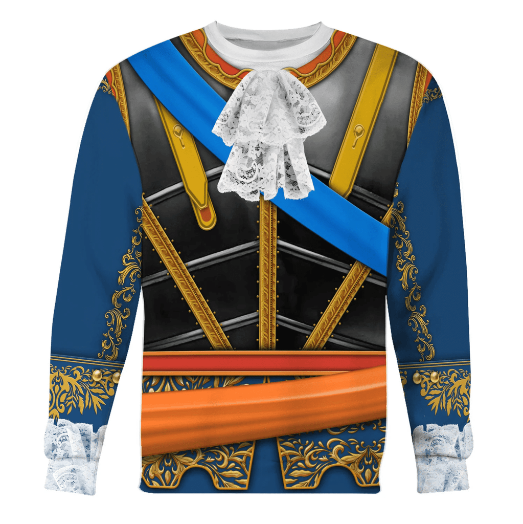  CustomsPig Philip V of Spain Costume Hoodie Sweatshirt T-Shirt Tracksuit -  CustomsPig.com