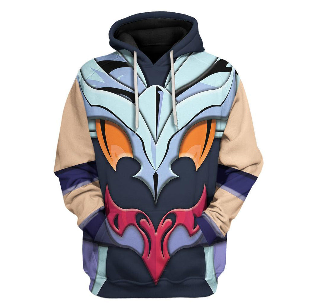 CustomsPig Phoenix Ikki Omega Saint Seiya Costume Hoodie Sweatshirt T-Shirt Tracksuit - DucG