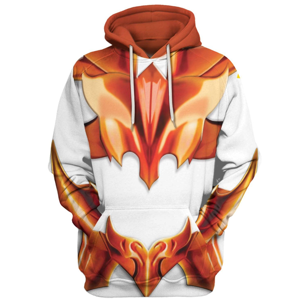 CustomsPig Phoenix Ikki Saint Seiya Costume Hoodie Sweatshirt T-Shirt Tracksuit - DucG