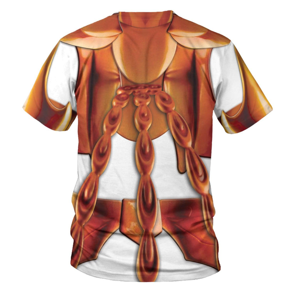 CustomsPig Phoenix Ikki Saint Seiya Costume Hoodie Sweatshirt T-Shirt Tracksuit - DucG