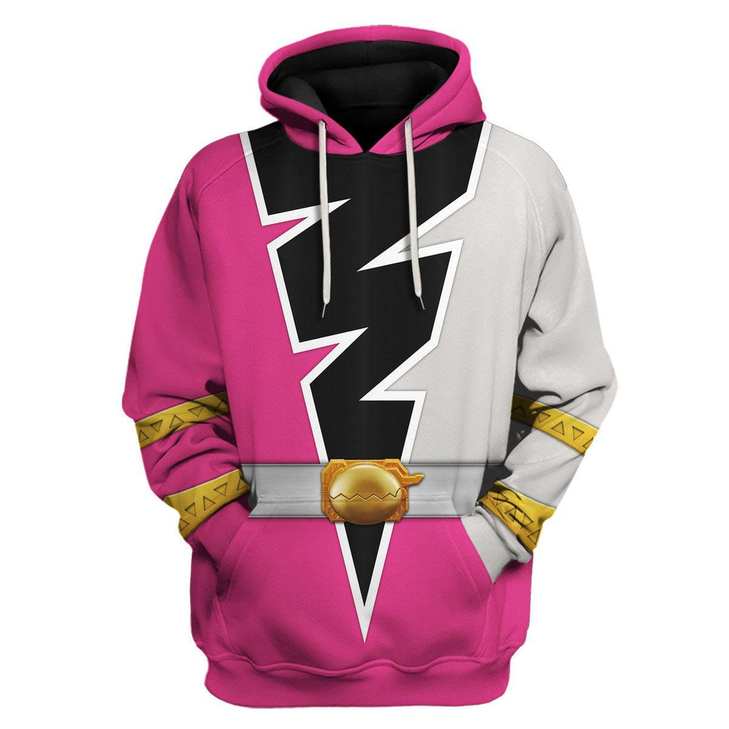 CustomsPig Pink Amelia Ranger Dino Fury Hoodies Sweatshirt T-Shirt Zip Hoodies Sweatpants - CustomsPig.com