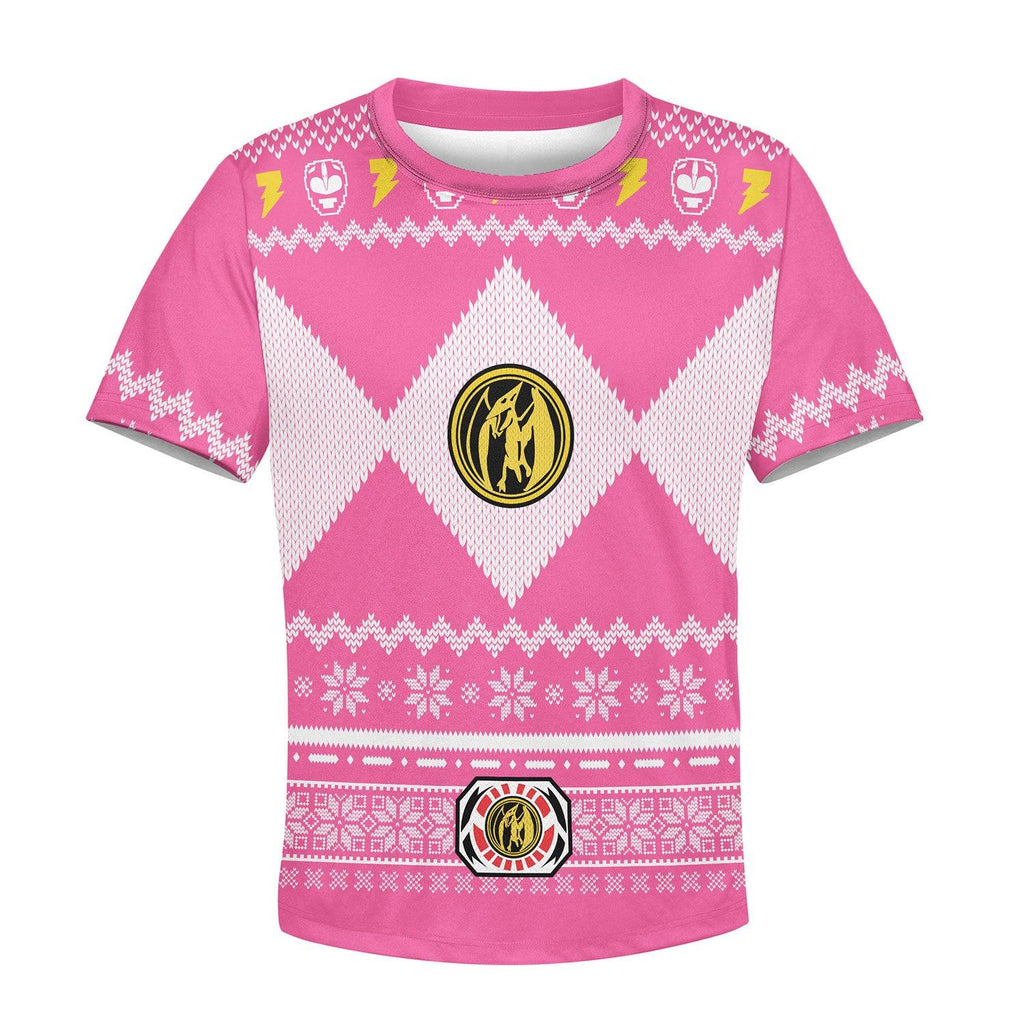 CustomsPig Pink Power Ranger Kid Tops - CustomsPig.com