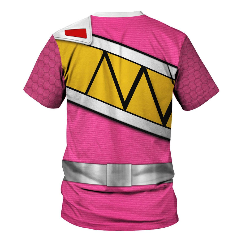  CustomsPig Pink Power Rangers Dino Charge Hoodies Sweatshirt T-shirt Hawaiian Tracksuit -  CustomsPig.com