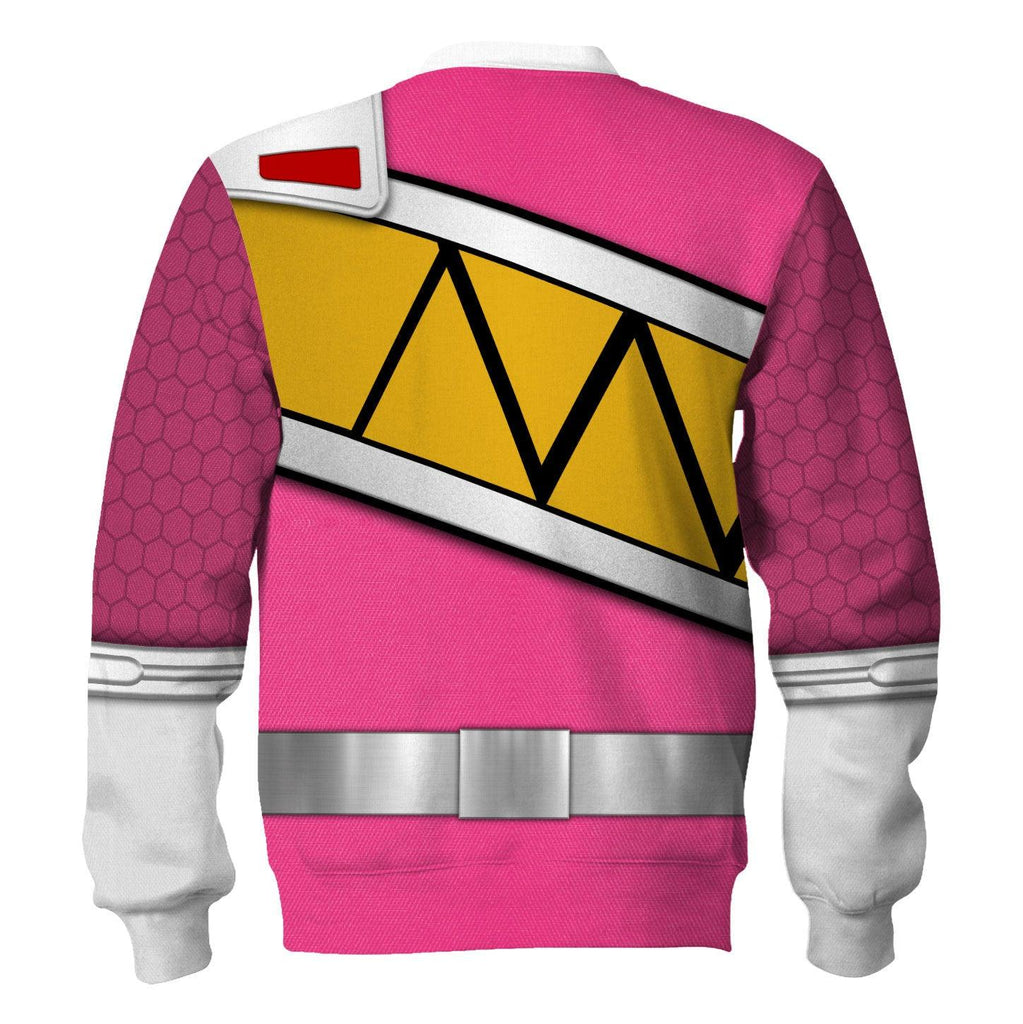  CustomsPig Pink Power Rangers Dino Charge Hoodies Sweatshirt T-shirt Hawaiian Tracksuit -  CustomsPig.com