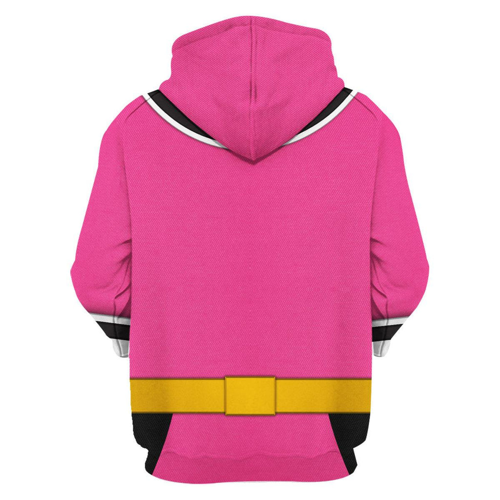 CustomsPig Pink Power Rangers Samurai Hoodies Sweatshirt T-shirt Hawaiian Tracksuit - DucG