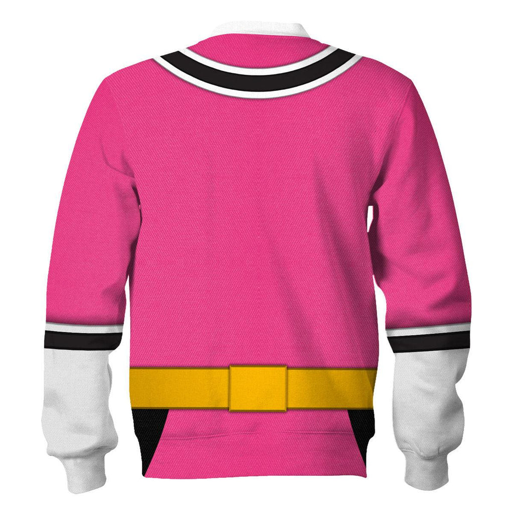 CustomsPig Pink Power Rangers Samurai Hoodies Sweatshirt T-shirt Hawaiian Tracksuit - DucG