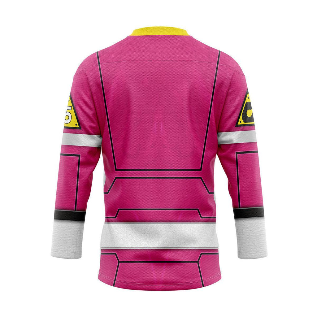  CustomsPig Pink Power Rangers Turbo Hockey Jersey -  CustomsPig.com