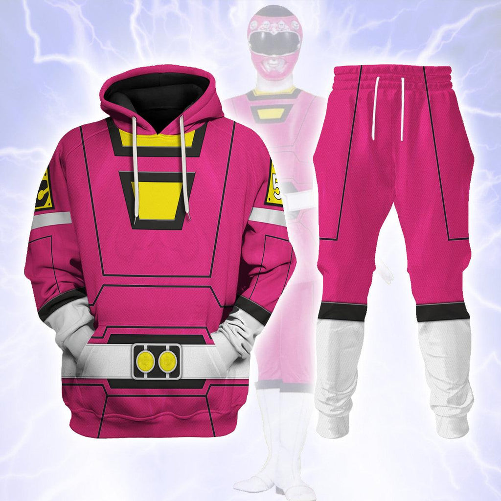  CustomsPig Pink Power Rangers Turbo Hoodies Sweatshirt T-shirt Hawaiian Tracksuit -  CustomsPig.com