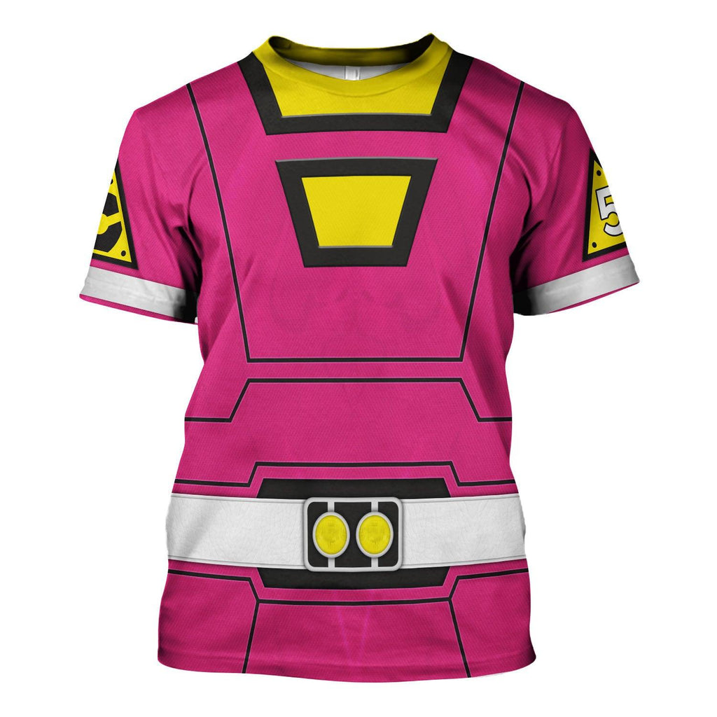  CustomsPig Pink Power Rangers Turbo Hoodies Sweatshirt T-shirt Hawaiian Tracksuit -  CustomsPig.com