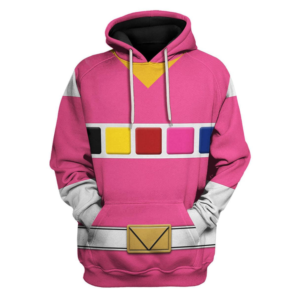 CustomsPig Pink Space Ranger Hoodies Sweatshirt T-shirt Hawaiian Tracksuit - CustomsPig.com