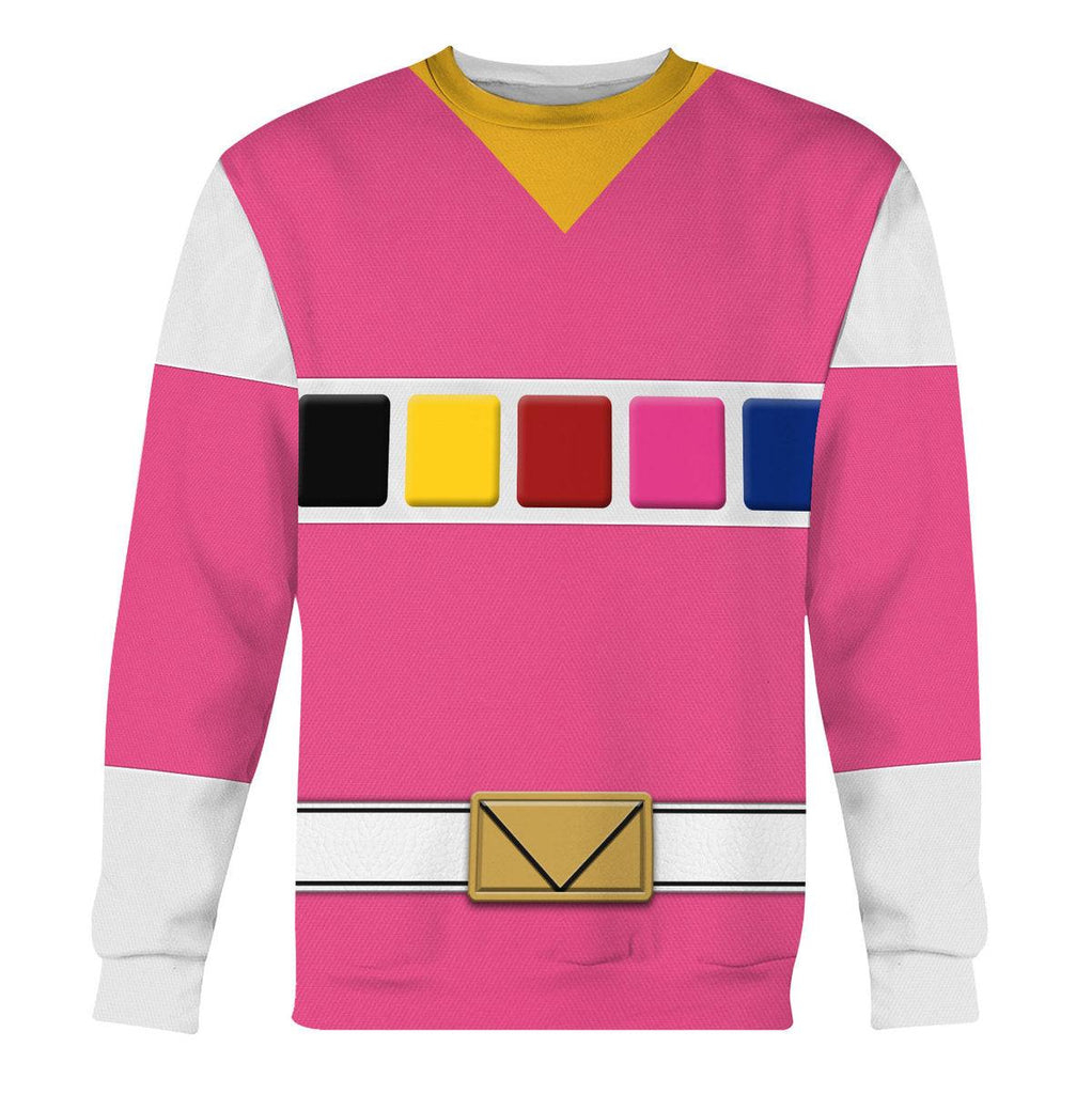 CustomsPig Pink Space Ranger Hoodies Sweatshirt T-shirt Hawaiian Tracksuit - CustomsPig.com