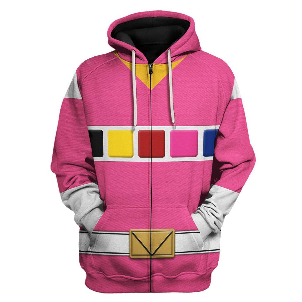 CustomsPig Pink Space Ranger Hoodies Sweatshirt T-shirt Hawaiian Tracksuit - CustomsPig.com