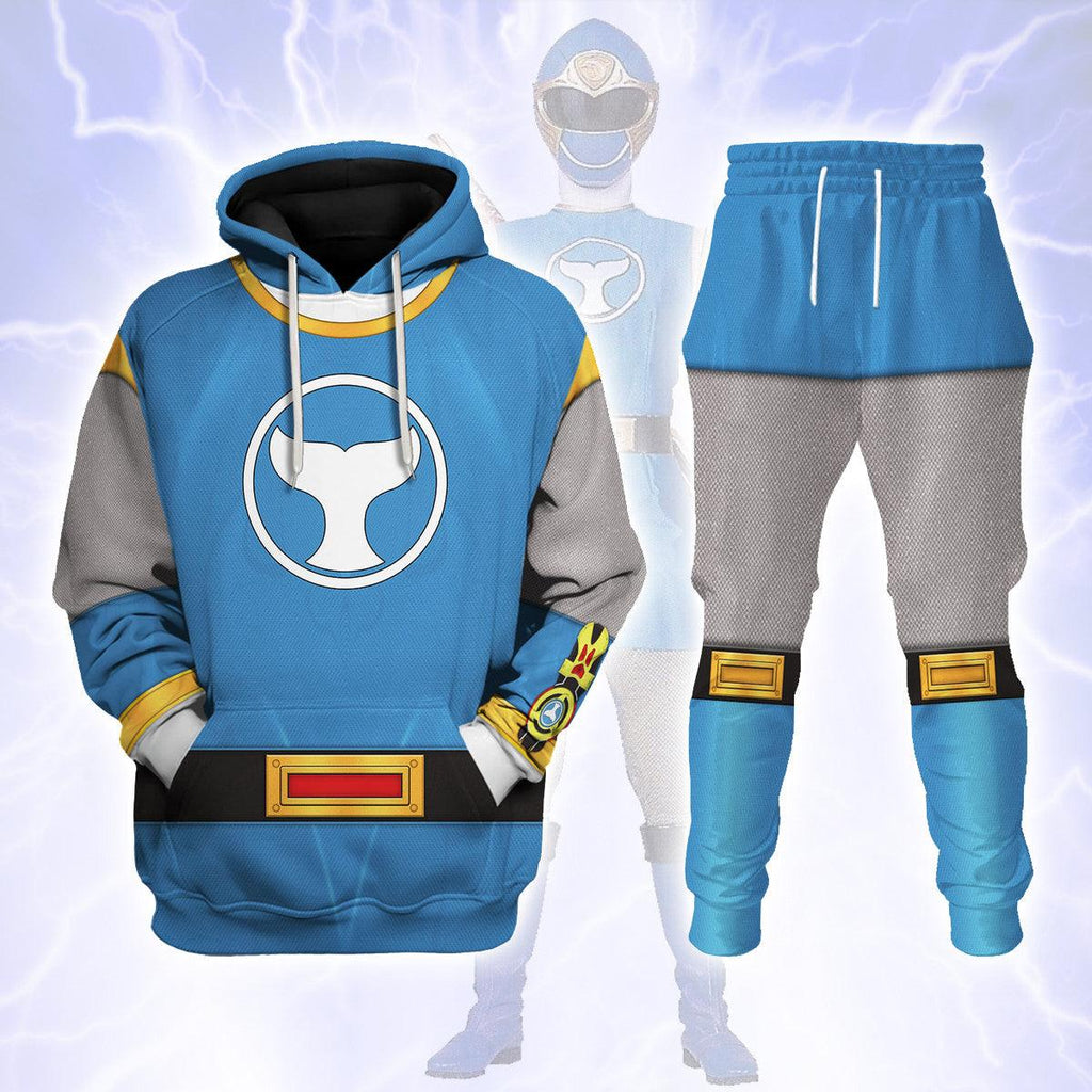  CustomsPig Power Rangers Ninja Storm Blue Ranger Hoodies Sweatshirt T-shirt Hawaiian Tracksuit -  CustomsPig.com