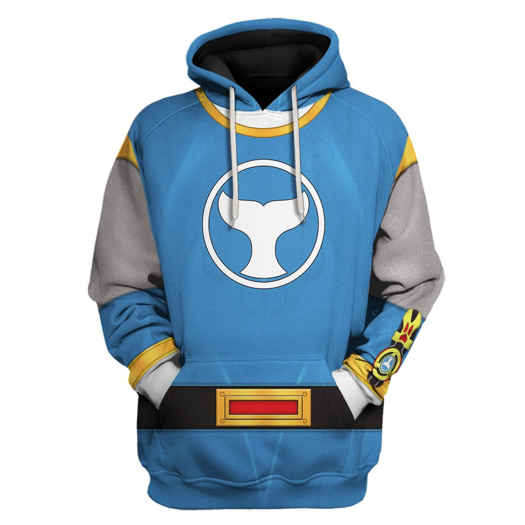  CustomsPig Power Rangers Ninja Storm Blue Ranger Hoodies Sweatshirt T-shirt Hawaiian Tracksuit -  CustomsPig.com