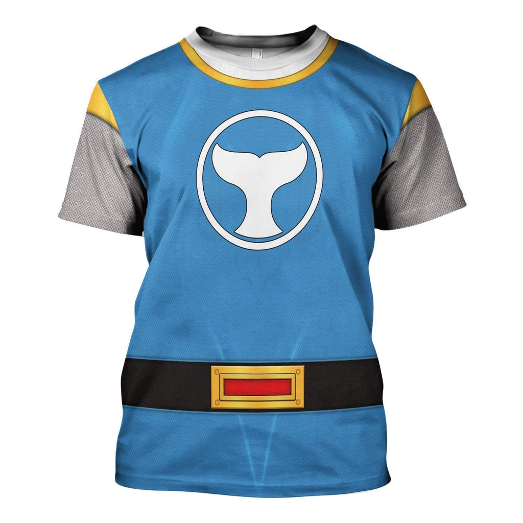  CustomsPig Power Rangers Ninja Storm Blue Ranger Hoodies Sweatshirt T-shirt Hawaiian Tracksuit -  CustomsPig.com