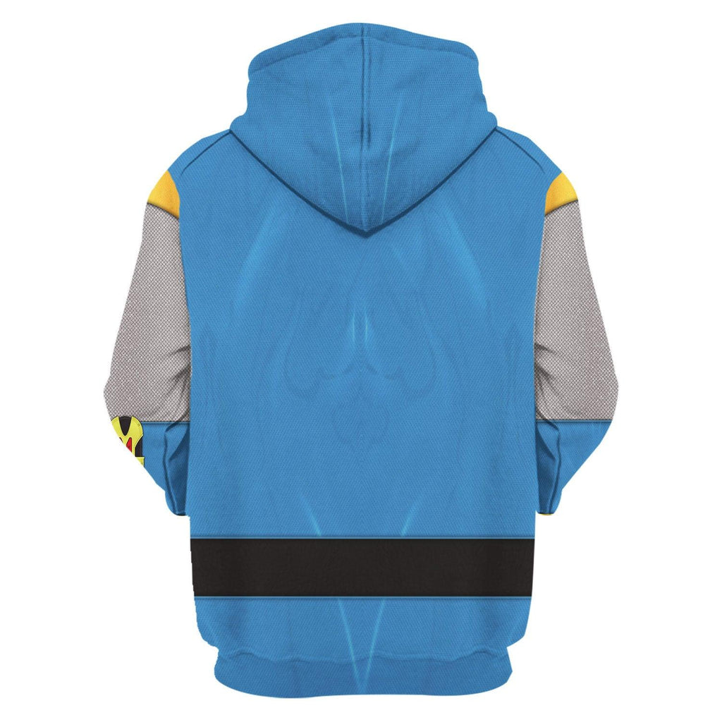  CustomsPig Power Rangers Ninja Storm Blue Ranger Hoodies Sweatshirt T-shirt Hawaiian Tracksuit -  CustomsPig.com