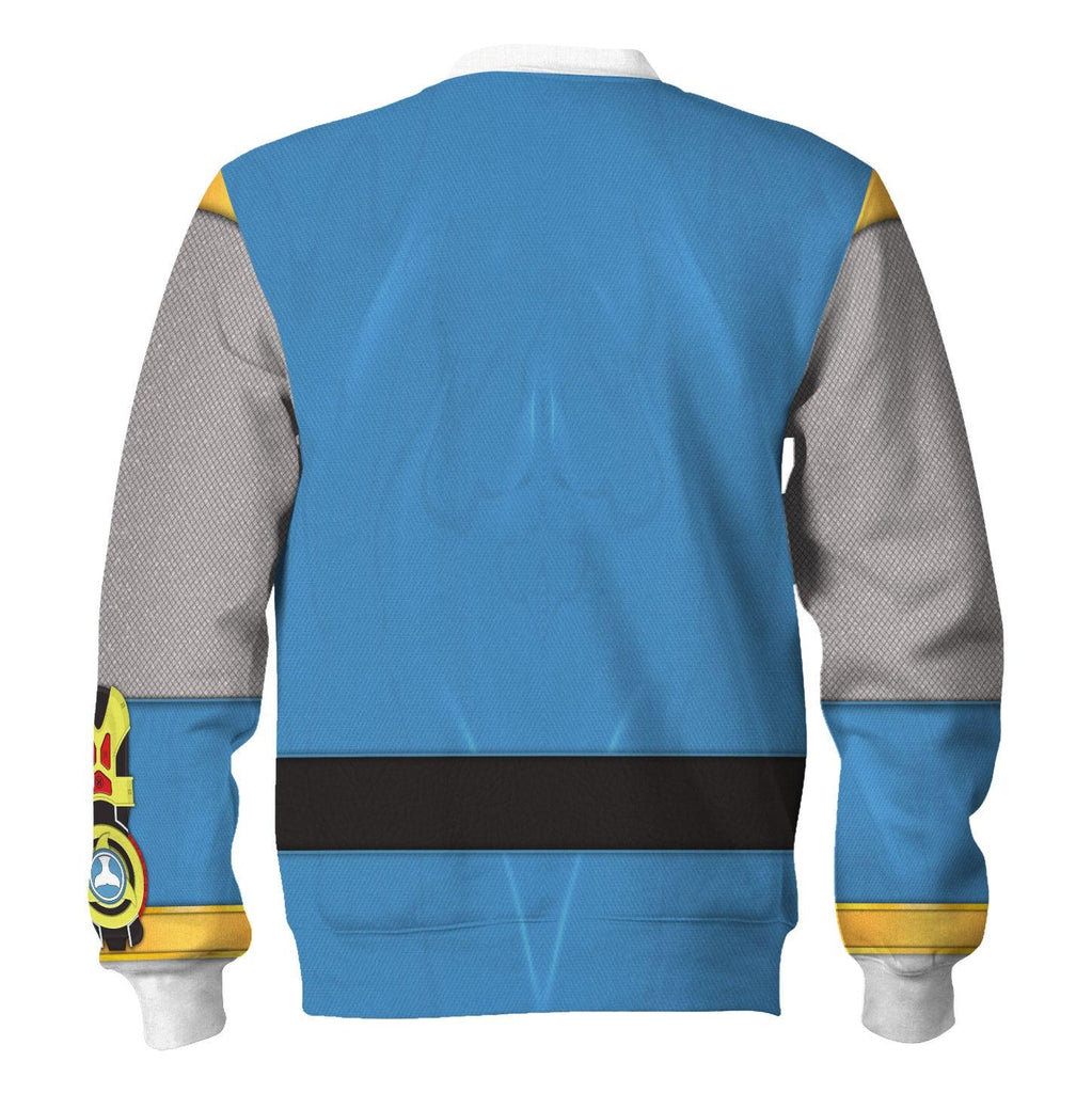  CustomsPig Power Rangers Ninja Storm Blue Ranger Hoodies Sweatshirt T-shirt Hawaiian Tracksuit -  CustomsPig.com