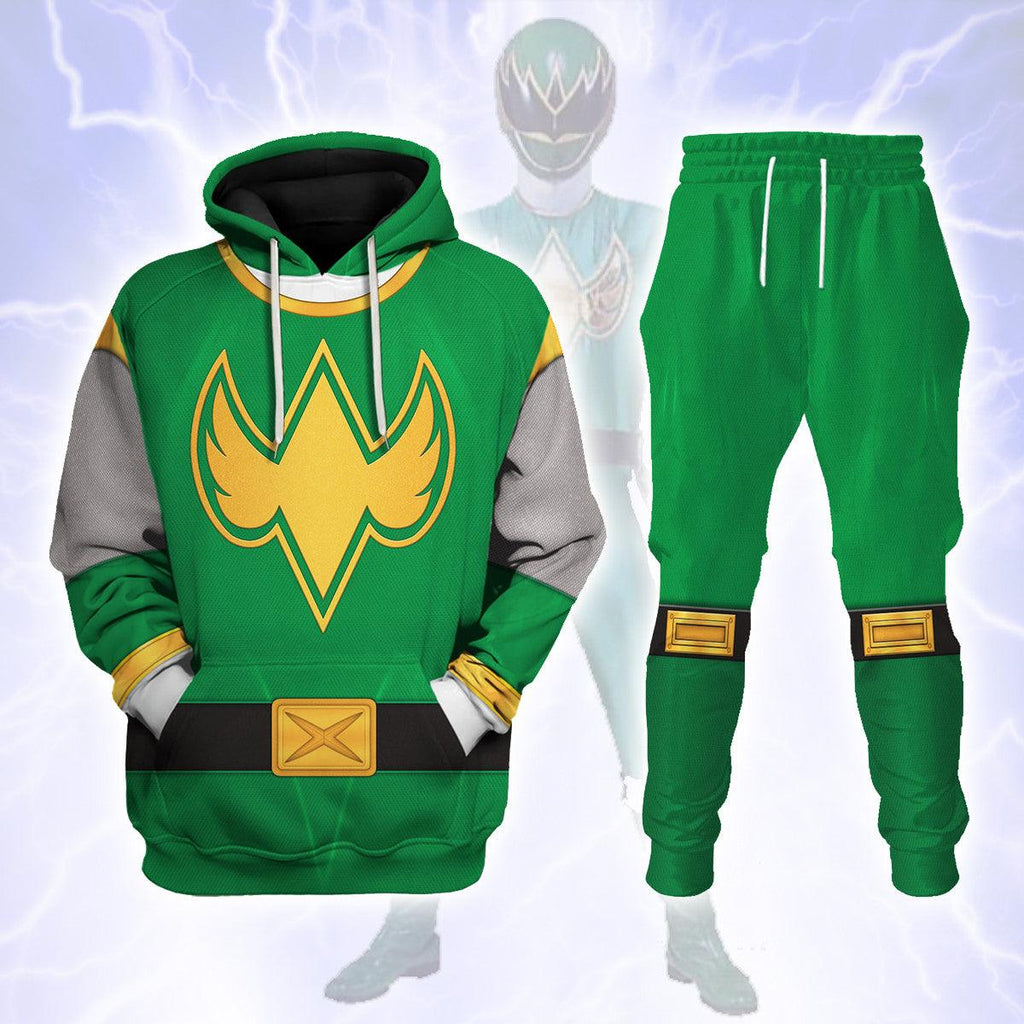  CustomsPig Power Rangers Ninja Storm Green Ranger Hoodies Sweatshirt T-shirt Hawaiian Tracksuit -  CustomsPig.com