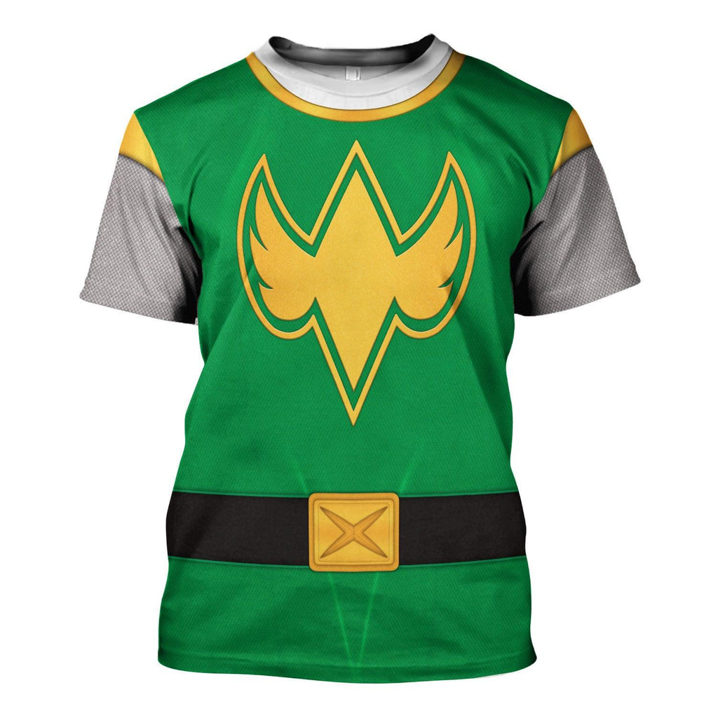  CustomsPig Power Rangers Ninja Storm Green Ranger Hoodies Sweatshirt T-shirt Hawaiian Tracksuit -  CustomsPig.com