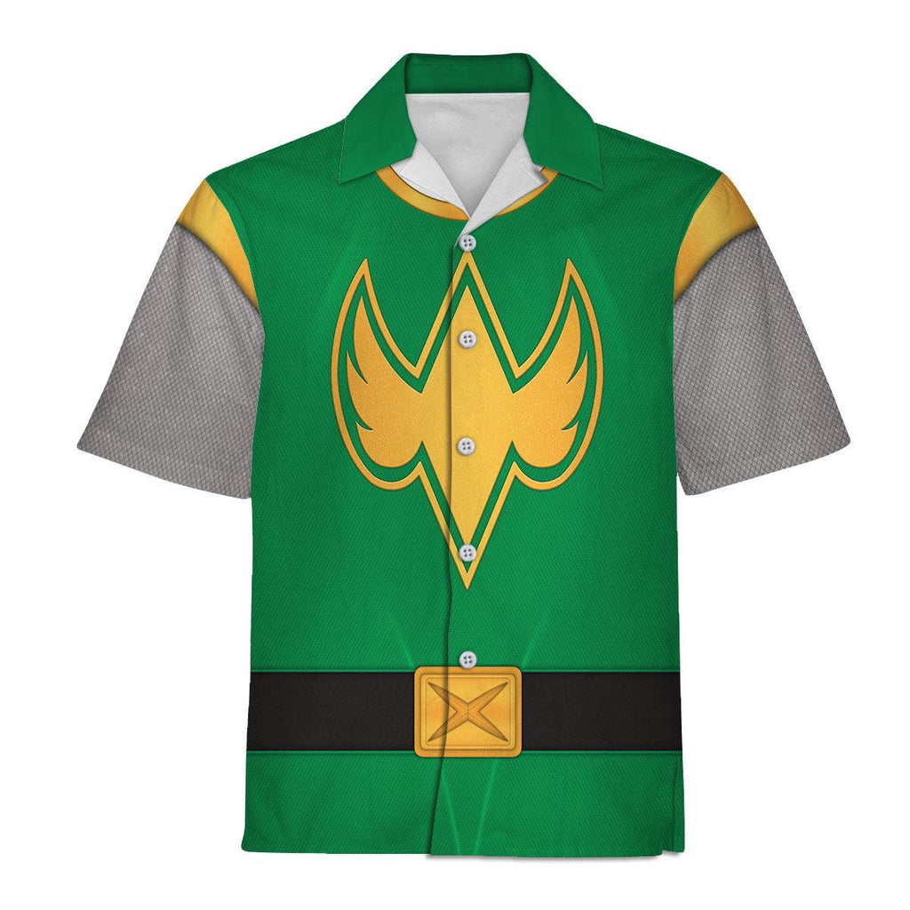  CustomsPig Power Rangers Ninja Storm Green Ranger Hoodies Sweatshirt T-shirt Hawaiian Tracksuit -  CustomsPig.com