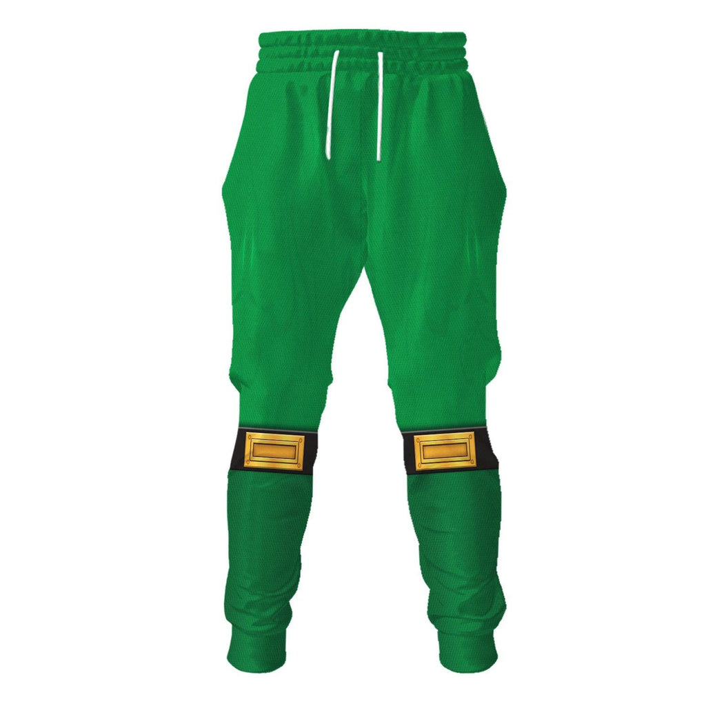  CustomsPig Power Rangers Ninja Storm Green Ranger Hoodies Sweatshirt T-shirt Hawaiian Tracksuit -  CustomsPig.com