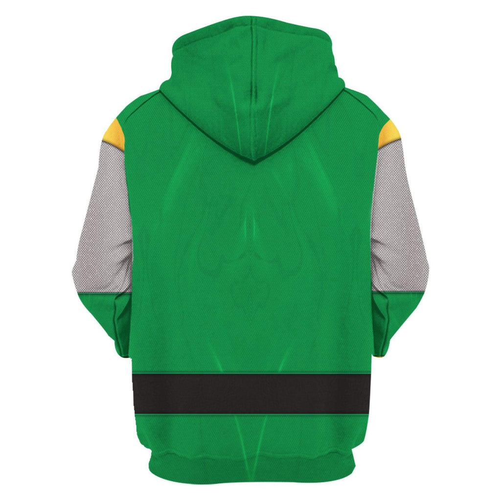  CustomsPig Power Rangers Ninja Storm Green Ranger Hoodies Sweatshirt T-shirt Hawaiian Tracksuit -  CustomsPig.com