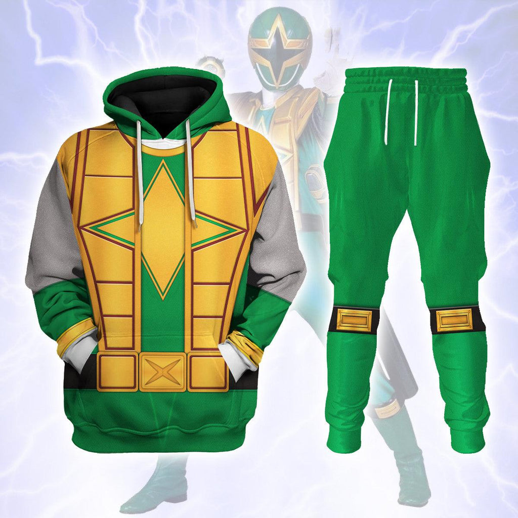  CustomsPig Power Rangers Ninja Storm Green Samurai Ranger Hoodies Sweatshirt T-shirt Hawaiian Tracksuit -  CustomsPig.com