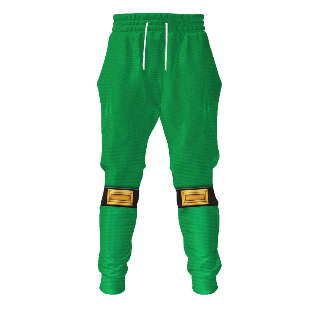  CustomsPig Power Rangers Ninja Storm Green Samurai Ranger Hoodies Sweatshirt T-shirt Hawaiian Tracksuit -  CustomsPig.com