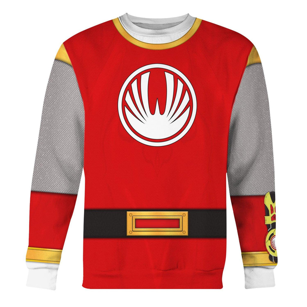  CustomsPig Power Rangers Ninja Storm Red Ranger Hoodies Sweatshirt T-shirt Hawaiian Tracksuit -  CustomsPig.com