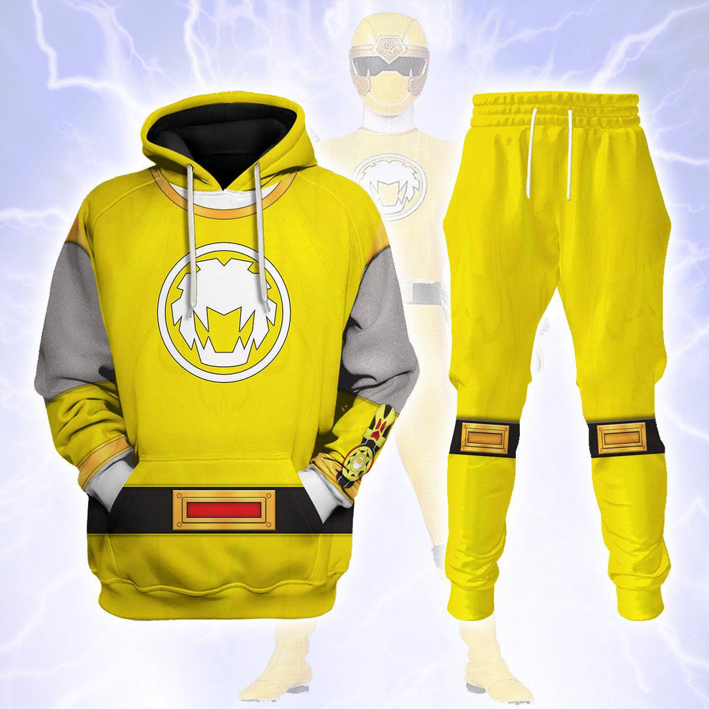  CustomsPig Power Rangers Ninja Storm Yellow Ranger Hoodies Sweatshirt T-shirt Hawaiian Tracksuit -  CustomsPig.com